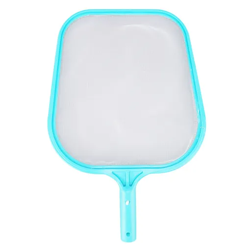 Pool Net Cyan Quick Cleaning Plastic Structure Nylon Material Pool Skimmer Leaf Net for Hot Tubs Fountains