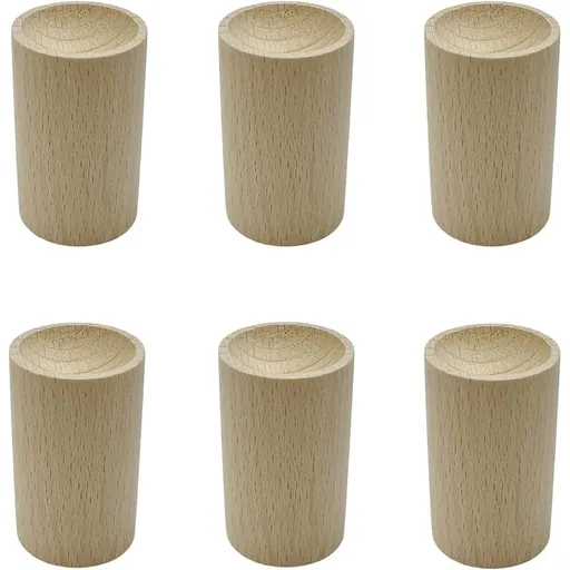 Wood Diffuser, 6 Pcs Small Round Wood Fragrance Diffuser, Cylinder Passive Aromatherapy for Home Office Car Wardrobe Yoga Hall and SPA