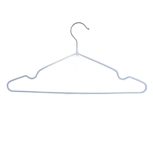 Plastic Clothes Hangers Nonslip Traceless Multifunction Heavy Duty Dry Wet Clothes Hangers for Adults Suits Coats Pants Dress Clothes Blue