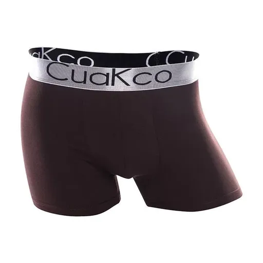 Cua Kco Men's Underwear Mid Waist Breathable Boxer Brown XL Recommended 55.00 kg-60.00 kg