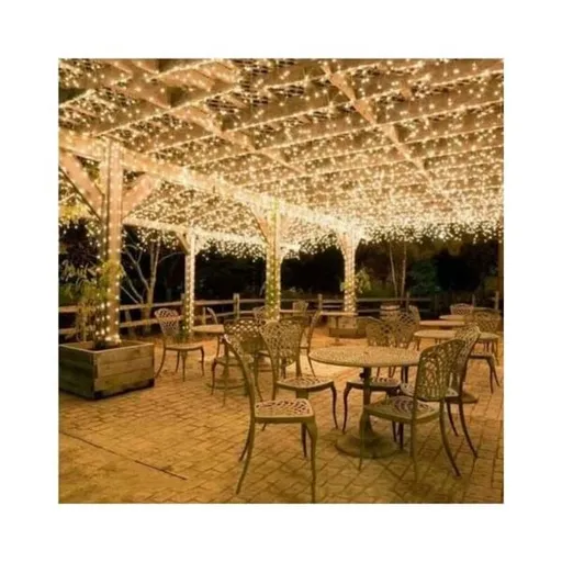 100 LED String Lights with 8 Lighting Modes, Warm White 10M Fairy Lights, Indoor Outdoor Decorative Lights for Garden, Wedding, Carnival & Party