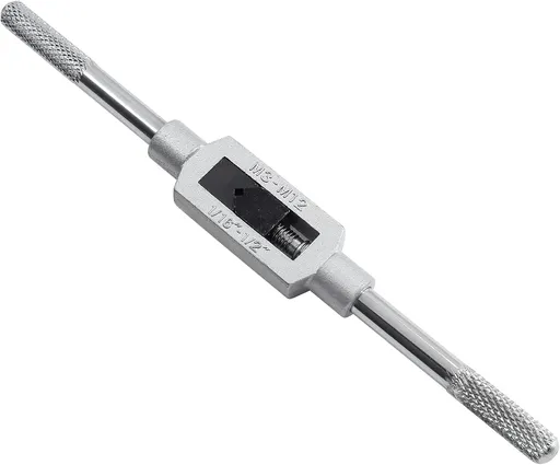Biaungdo 1/16"- 1/2" Tap Capacity Adjustable Tapping Wrench Profesional Handle Tap and Reamer Wrench (M3-12)
