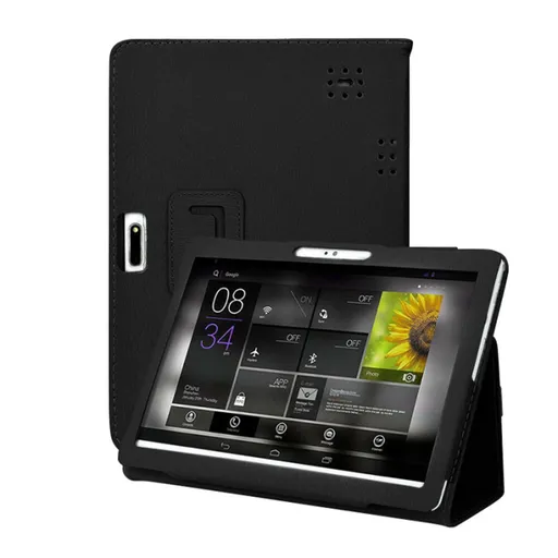 Universal PU Leather Tablet Case for 10.1 inch Android Tablets, Protective Folio Cover with Stand and Magnetic Closure, Pattern 01
