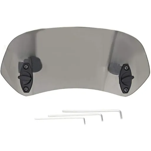 Motorcycle Windshield Adjustable Clip On Windscreen Wind Deflector Windshield Accessories For Motorcycle Tawny