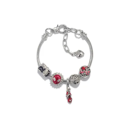 Cartoon Punk Spider-Man Themed Rhinestone Bracele(16cm)