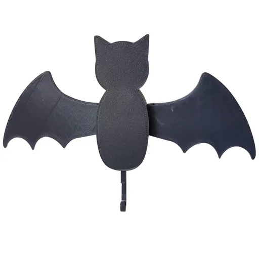 Key Holder for Wall, Nail-Free Key Holder, Bat Wall Mounted Key Hooks for Wall, Metal Key Rack for Entryway, Hallway