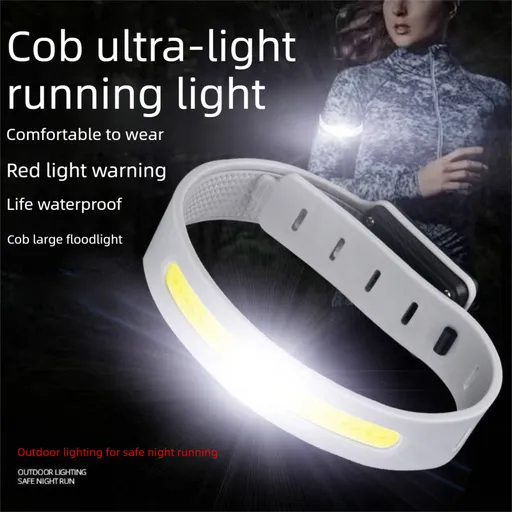 2 Pack Rechargeable Running Lights - USB-C Charging, 3 Lighting Modes, Adjustable Wrist, Ankle and Backpack Safety Lights for Night Running and Cycling