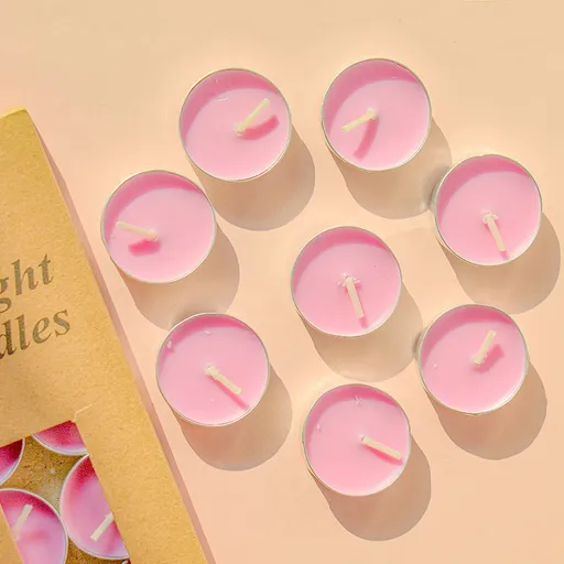 Xinhuachuang Paraffin Wax Candle Pink