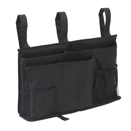Bedside Storage Organizer, 8 Pockets Hanging Storage Bag Organizer Holder,Bedside for Dorm Rooms & Hospital Bed Rails