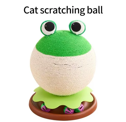 Little Frog Sisal Ball Cat Scratching Toy