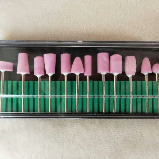 Nail Quartz Drill Bits – Polishing and Grinding Head Set, 12-Piece Pack