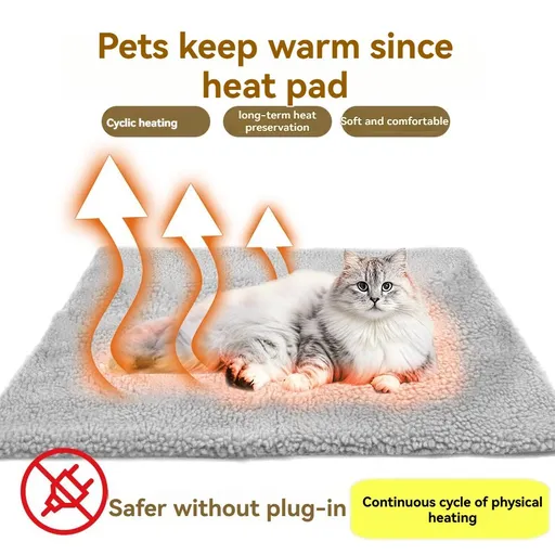 Self-Heating Pet Mat Insulated Fleece 60x90cm