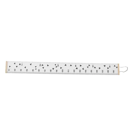 Kids Growth Chart Accurate Baby Height Growth Chart Ruler Removable Canvas Wall Hanging Measurement Chart for Home Triangle
