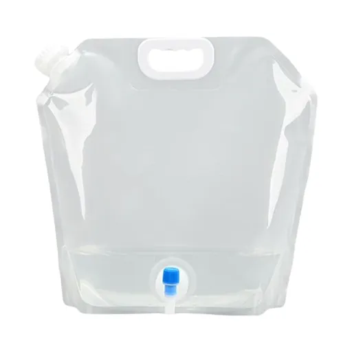 2 pack Collapsible Water Container Bag Outdoor Water Grade Water Jug Folding Water Storage Bag for Camping Hiking & Survival Kit Sport 5L