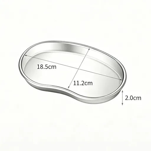 Small Curved Tray 304 Stainless Steel 2pcs
