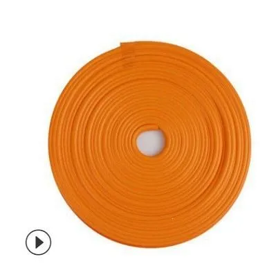 Ning zhi Rubber Wheel Hub Anti Collision Strip 8CM Orange (8.1m rolls)