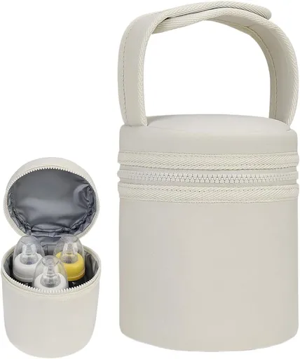 Breast Milk Cooler Bag, Milk Storage Handbag, Bottle Storage Bag, Detachable Shoulder Strap Design, Constant Temperature, and Baby Care