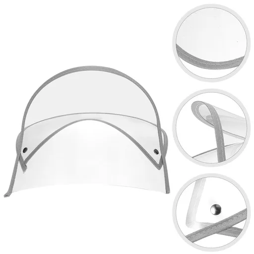 Transparent Rain Cover for Hat, Plastic Protector for Outdoor Travel and Rainy Weather, 1 Piece
