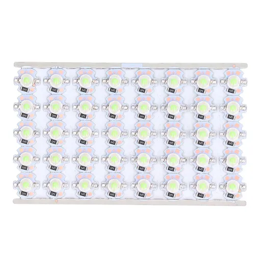 LED Chip Bulb High Brightness Energy Saving DIY Lamp Beads with Aluminum Plate for 1W 12V Headlights Cabinet LightsGreen Light