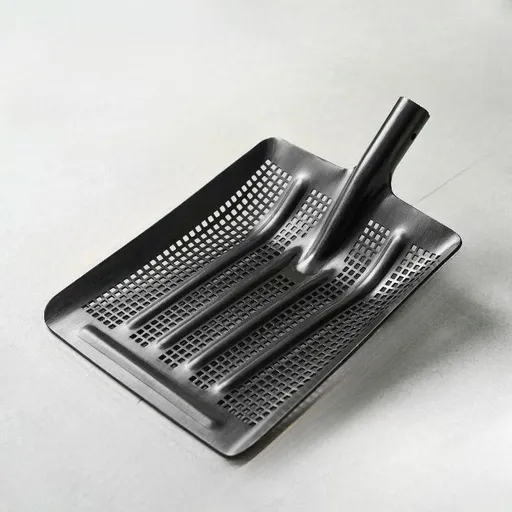 Stainless Steel Garden Sieve Shovel for Soil and Compost Screening-Grey