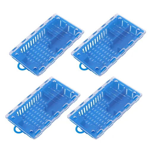 10pcs Queen Bee Cage Plastic Queen Bee Transporting Catcher Beekeeping Supplies Beekeeper Equipment Blue