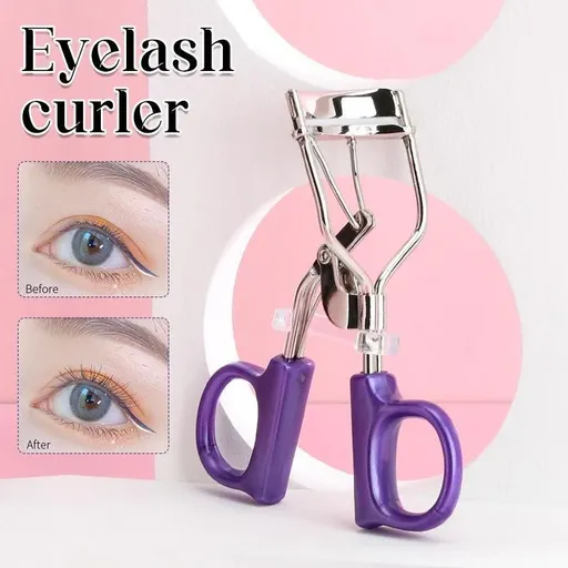 Mini Eyelash Curler with Silicone Refill Pads Make Up Tool for Women Girl Beauty
