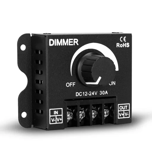 12V Dimming Knob Dimming Controller Bar LED Dimming, Used to Adjust Bar Lights and Home Lighting Accessories