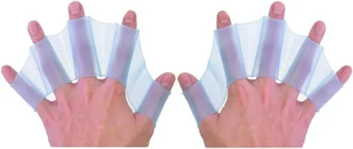 Silicone Swim Fins - Blue - 1 Pair - Ideal for Snorkeling - Comfortable Silicone Swimming Equipment