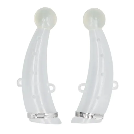 Cattle Horn Protective Cover Heat Resistant Easy Wear Comfortable Silica Gel Material Cow Horn Protective Cover