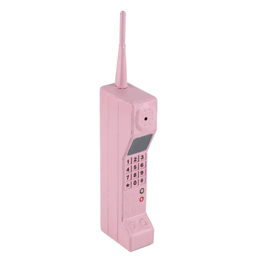 Retro Cellphone Model Old Fashioned Cellular Phone Model Ornament Vintage Simulation Photographic Props for Home Stage Pink