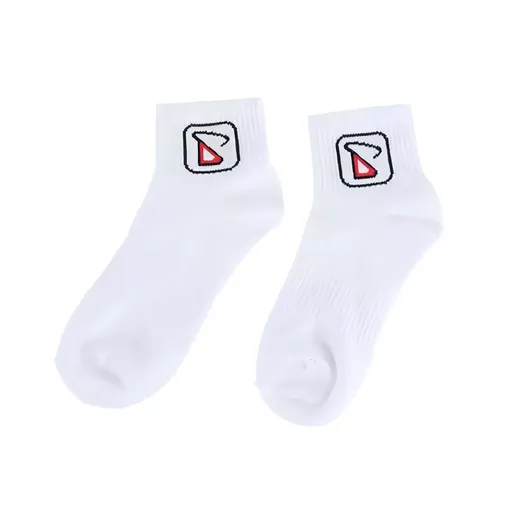 Breathable & moisture-wicking, antibacterial & odor-resistant — SMAIL DARING Bamboo Fiber Sports Socks 2-Pack white 40#-44#