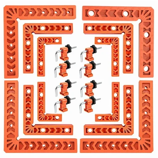 90 Degree Clamp,Positioning Squares,3 Inch 4 Inch 6 Inch Right Angle Clamp with Clamping Squares,Corner Clamps