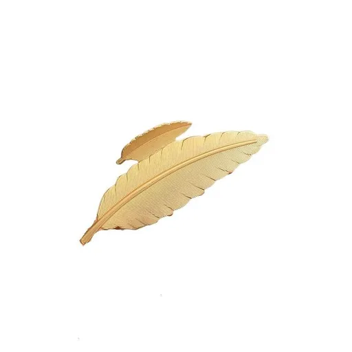 Ladies' large geometric gold metal hair clip, simple hair clip, fashionable and versatile hair clip.