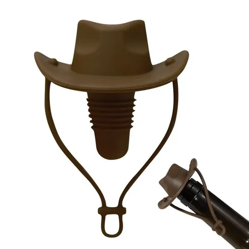 Western Cowboy Hat Silicone Wine Bottle Stopper Champagne Sealer Coffee