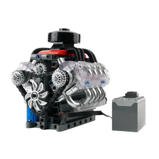 V8 Engine Simulation Model Blocks