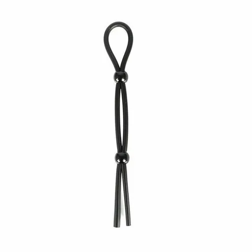 House Of Dasein Silicone Rings Cock Ties Time Delay Erection Penis Men - Double Black Clip - Double Black Clip