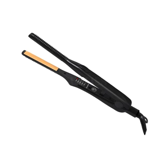 Hair Flat Iron Straightener,2 in 1 Straightening Iron,Adjustable Temperature Hair Tool|Fast Heating Crimper Hair Tool,Root Crimper