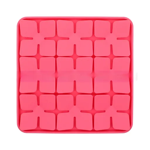 Pink Food-Grade Silicone Pet Lick Mat for Perfect Distraction - 3D Textured Slow Feeder & Dental-Cleanner with Powerful Suction