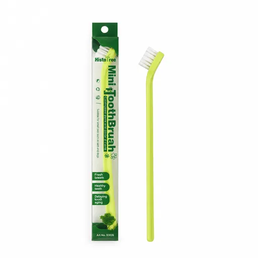 Green Pet Toothbrush 5 Pack - PP Single Head Dental Cleaning Brush, Long Handle Oral Care Tool for Dogs and Cats, Easy Everyday Pet Hygiene