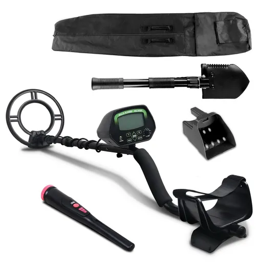 Metal Detector 220MM Deep Sensitive Water Resistant Pinpointer Treasure Hunter Shovel