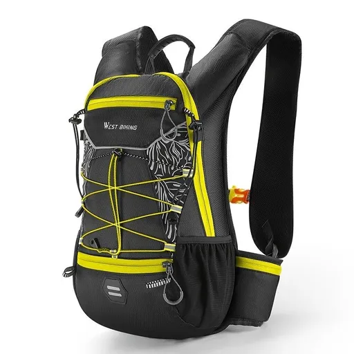 Cycling Backpack Biking Backpack West Biking High-Quality Backpack Organized - Neon Green - Size L