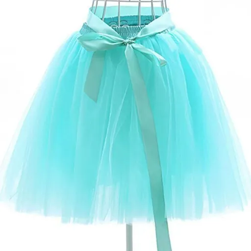 House Of Dasein Tulle Princess Tutu Skirt Women - Mint