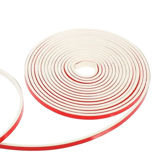 1 Roll -Shaped Silicone Sealing Strip for Security Doors Gap Sealer 0.4cm Thickness