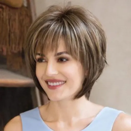 Fashion Synthetic Straight Short Women's Wigs Natural Hair Wigs Female