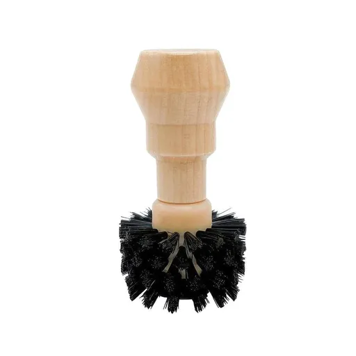 Coffee Cleaning Brush Ergonomic Wooden Handle Large