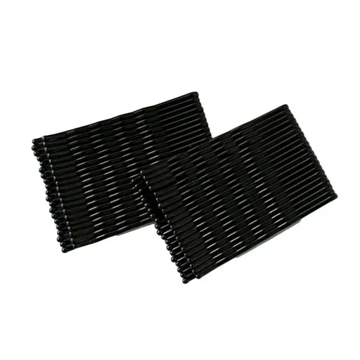 40 PCS Short Black Waved Hair Pins Bobby Pins Grips Salon Dance Hair Accessories - Long Wave Clip