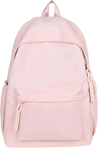 Waterproof School Backpack for Travel, Unisex Student Bag, Pink