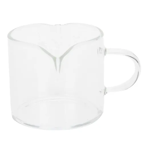Heat Resistant Glass Measuring Cup Small Milk Coffee Double Mouthed Ounce Cup Kitchen Supplies