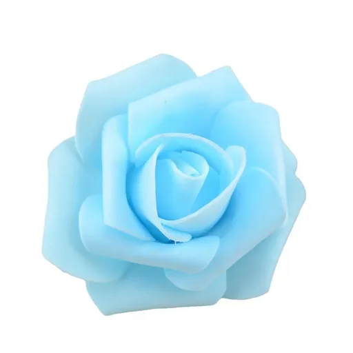 4 Pcs Big Size Real Touch Artificial Rose Head, DIY 3D Artificial Flowers for Wedding Bouquets, Room Decoration