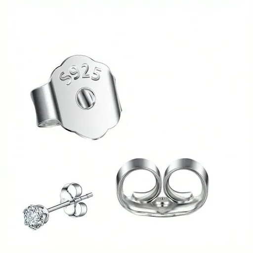 Earring Backs Replacements for Studs, Pierced Earring Backings Secure for Posts, Hypoallergenic Safety Locking Butterfly